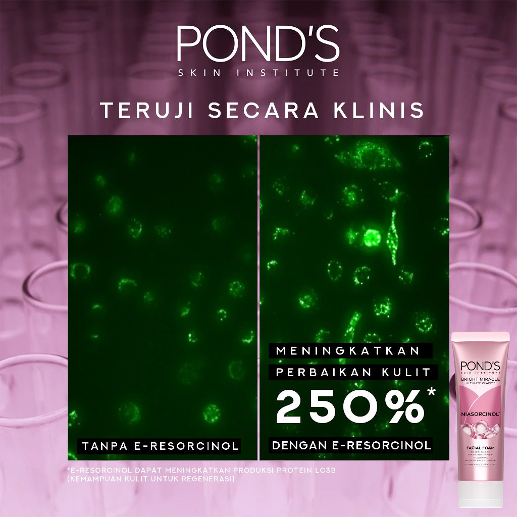 Pond's Bright Miracle Ultimate Clarity Niasorcinol Facial Foam 50gr