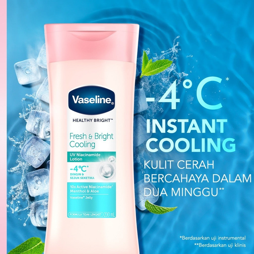 Vaseline Lotion Healthy Bright Fresh & Bright Cooling 100ml