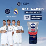 NIVEA MEN Facial Foam Oil Clear Acne Defense 100ml - Sabun cuci muka pria bebas jerawat anti bakteri pembersih wajah kulit berminyak face wash oily acne prone skin membersihkan komedo mengecilkan pori - Magnolia Power, L-Carnitine