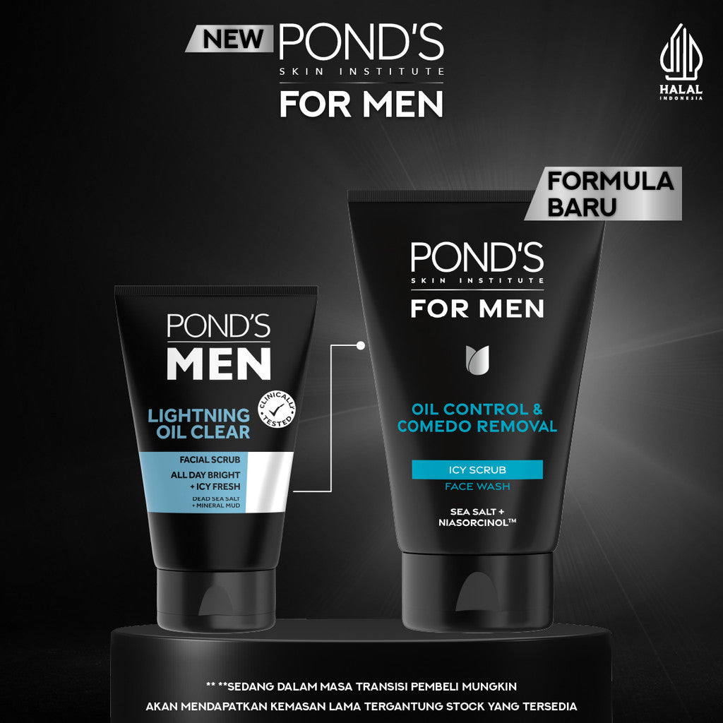 POND’S Skin Institute for Men Oil Control & Comedo Removal 100g Twinpack