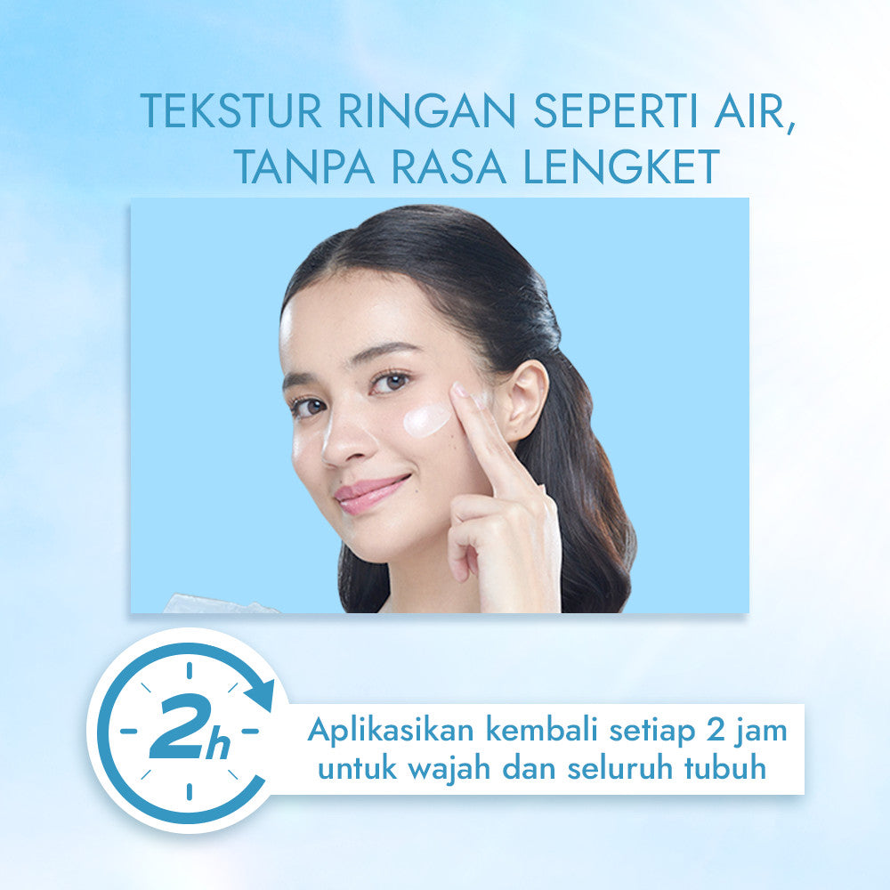 Biore UV Aqua Rich Skincare Sunscreen Waterproof Double UV Filter Watery Gel 70GR Twinpack