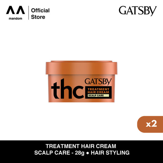 [Twin Pack] Gatsby Treatment Hair Cream Scalp Care 28 gr