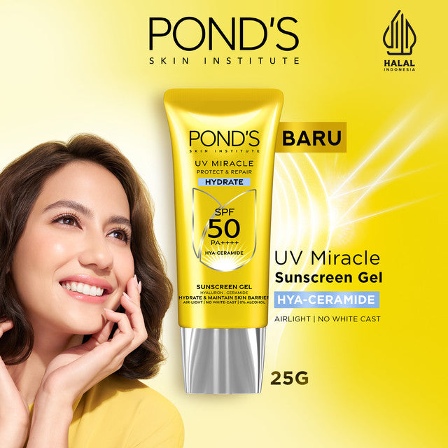 [Day Skincare Routine] POND'S Age Miracle Day Cream 50gr & UV Miracle Hydrate SPF 50 25gr
