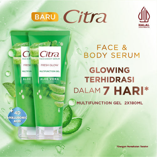 Buy 2 CITRA FACE & BODY SERUM FRESH GLOW 180ML Twinpack