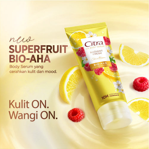Buy 2 Citra Body Serum Radiant Fresh Bio-Aha 180 ML Twinpack