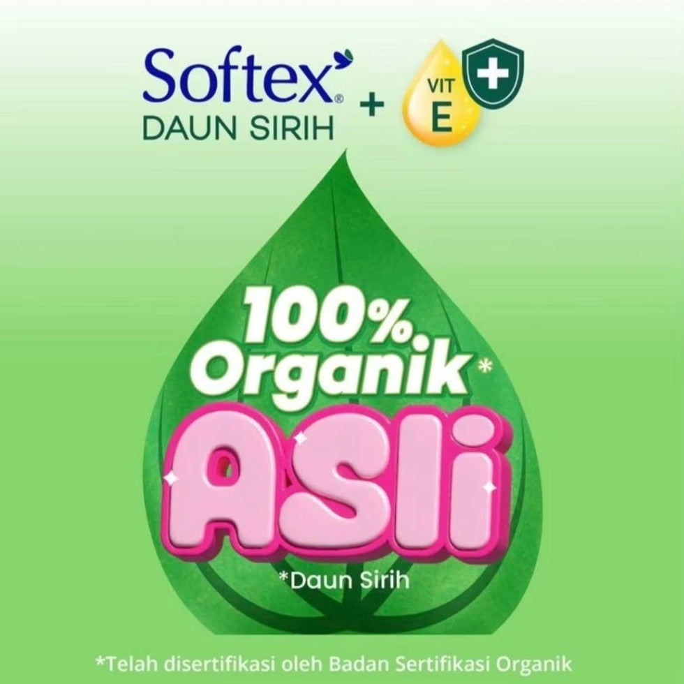 Softex Daun Sirih Pembalut Wanita Wing Malam 29 cm 16 pcs