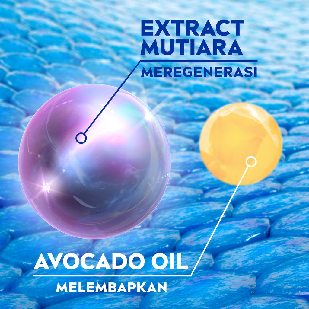 NIVEA Deodorant Roll On Pearl & Beauty 50ml - Deodoran wanita mencerahkan brightening glowing kulit ketiak halus tahan keringat dan anti bau badan - Antiperspiran, Ekstrat mutiara, Avocado oil, 0% alkohol cocok untuk semua jenis kulit