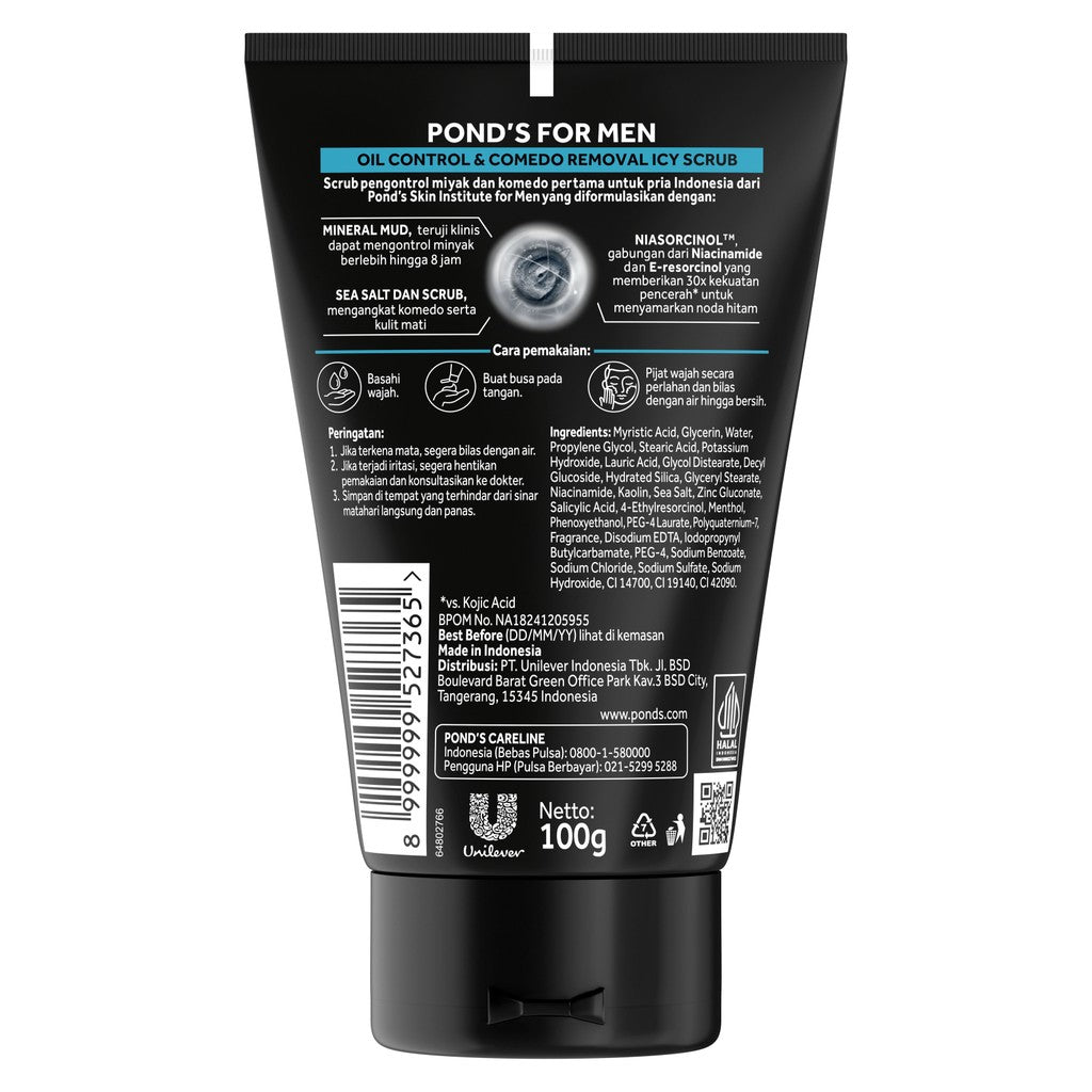 POND’S Skin Institute for Men Oil Control & Comedo Removal 100g Twinpack