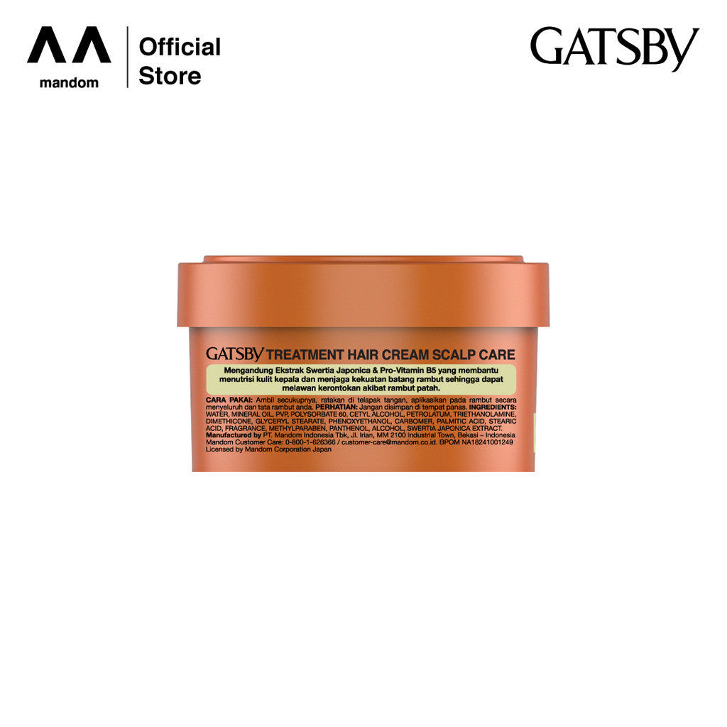 [Twin Pack] Gatsby Treatment Hair Cream Scalp Care 70 gr