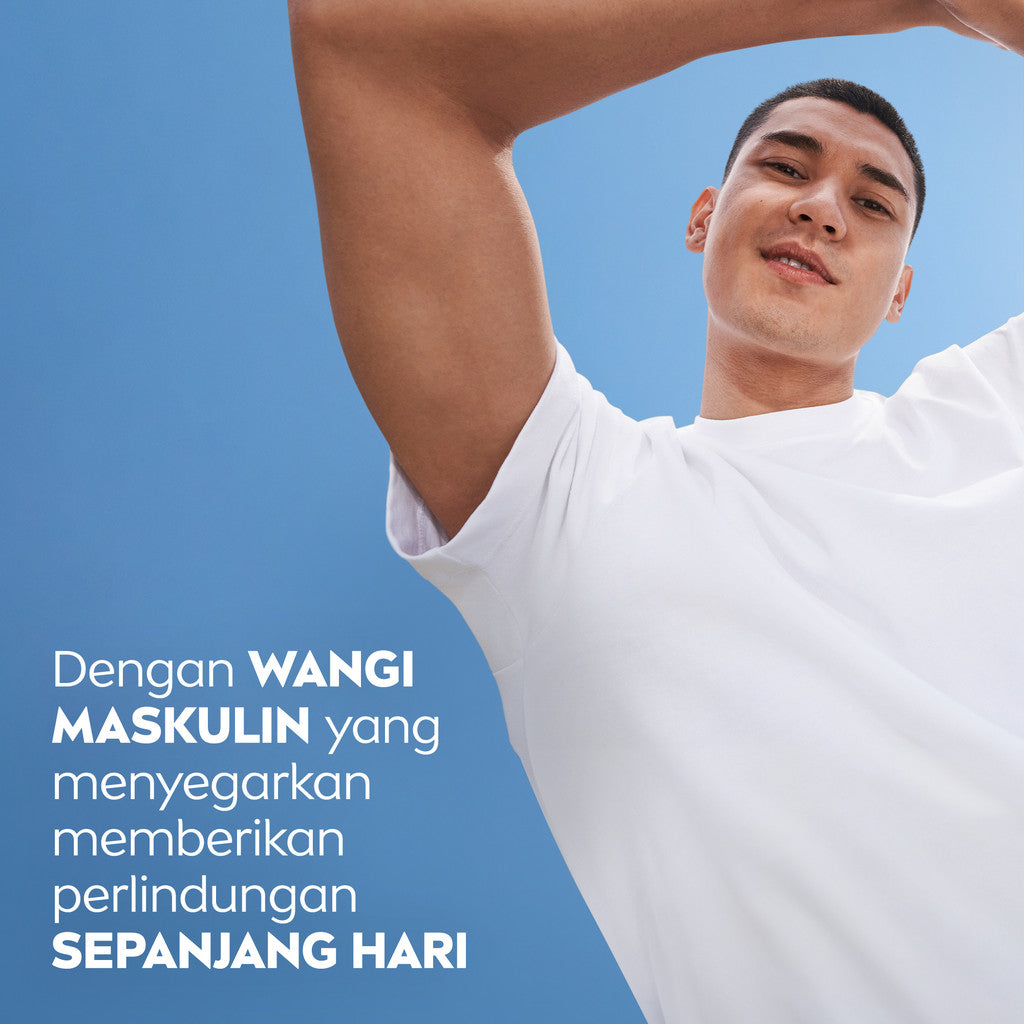 NIVEA MEN Deodorant Roll On Cool Kick Freezy Green 50ml - Deodoran pria perlindungan ekstra kering dari keringat bau badan dengan sensasi dingin menthol wangi maskulin - Antiperspiran, tidak mengandung ethyl alkohol cocok untuk semua jenis kulit