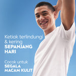 NIVEA MEN Deodorant Roll On Silver Protect 50ml - Deodoran pria anti bakteri antiperspirant anti noda baju wangi segar ketiak kering tahan lama seharian tahan keringat anti bau - Antiperspiran, tidak mengandung ethyl alkohol
