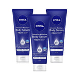 (PAKET HEMAT ISI 3) NIVEA Body Serum Intensive Moisture 180ml - Hand body serum lotion mositurizer 48 jam body care kulit kering kasar bersisik pecah-pecah memperbaiki skin barrier pelembab kulit lembut - Vitamin E, Grapeseed oil, Avocado oil, Hydra IQ