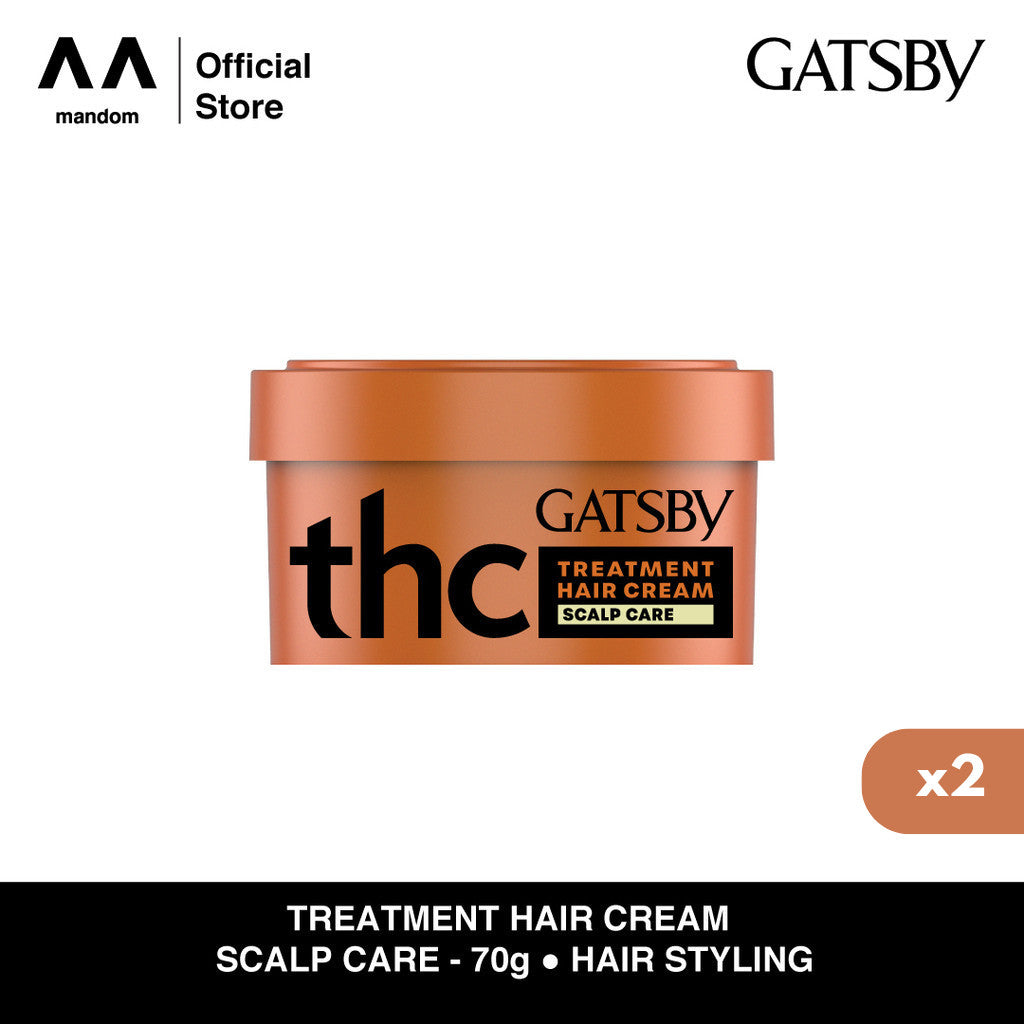 [Twin Pack] Gatsby Treatment Hair Cream Scalp Care 70 gr