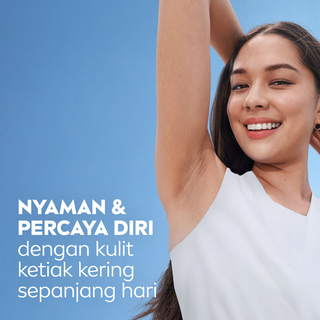 NIVEA Deodorant Roll On Dry Comfort 25ml - Deodoran wanita kering mengontrol minyak anti bau keringat dan bakteri dengan aroma lembut segar tahan lama seharian - Antiperspiran, tidak mengandung ethyl alkohol cocok untuk semua jenis kulit