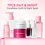 [ORDER NOW, HEMAT 30K]Glad2Glow Symwhite377 Dark Spot Bundle 7PCS-Yuja Skincare Cerah Brightening Moisturizer+Dark Spot Serum+Cleanser+Retinol Moisturizer+ Retinol Serum+Toner+Clay Stick Meringankan flek hitam mencerahkan warna kulit g2glow official store