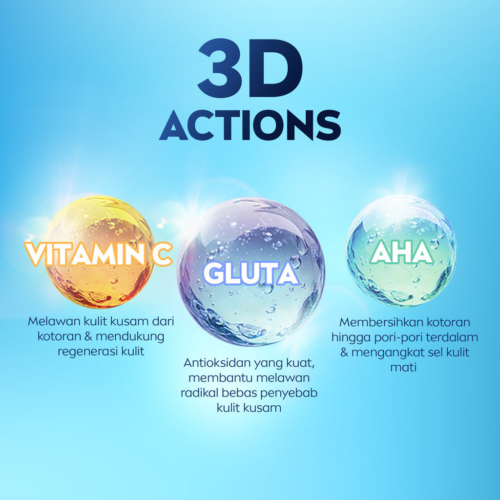 (PAKET HEMAT ISI 3) NIVEA MEN Facial Foam Extra Bright Facial Foam 100ml - Sabun cuci muka pria mencerahkan bintik hitam brightening kulit kusam facial wash wajah cerah membersihkan pori pori terdalam polusi debu kotoran - Glutathione, AHA, Vitamin C