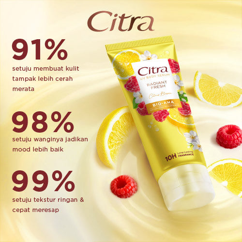 Buy 2 Citra Body Serum Radiant Fresh Bio-Aha 180 ML Twinpack