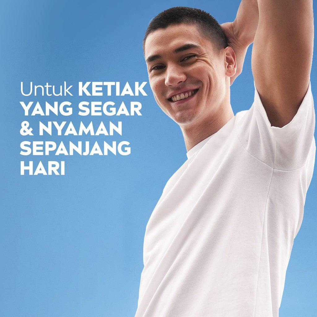 NIVEA MEN Deodorant Roll On Cool Kick 50ml - Deodoran pria perlindungan ekstra kering dari keringat bau badan dengan sensasi dingin dan wangi sporty maskulin seharian - Antiperspiran, tidak mengandung ethyl alkohol cocok untuk semua jenis kulit