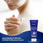 (PAKET HEMAT ISI 3) NIVEA Body Serum Intensive Moisture 180ml - Hand body serum lotion mositurizer 48 jam body care kulit kering kasar bersisik pecah-pecah memperbaiki skin barrier pelembab kulit lembut - Vitamin E, Grapeseed oil, Avocado oil, Hydra IQ