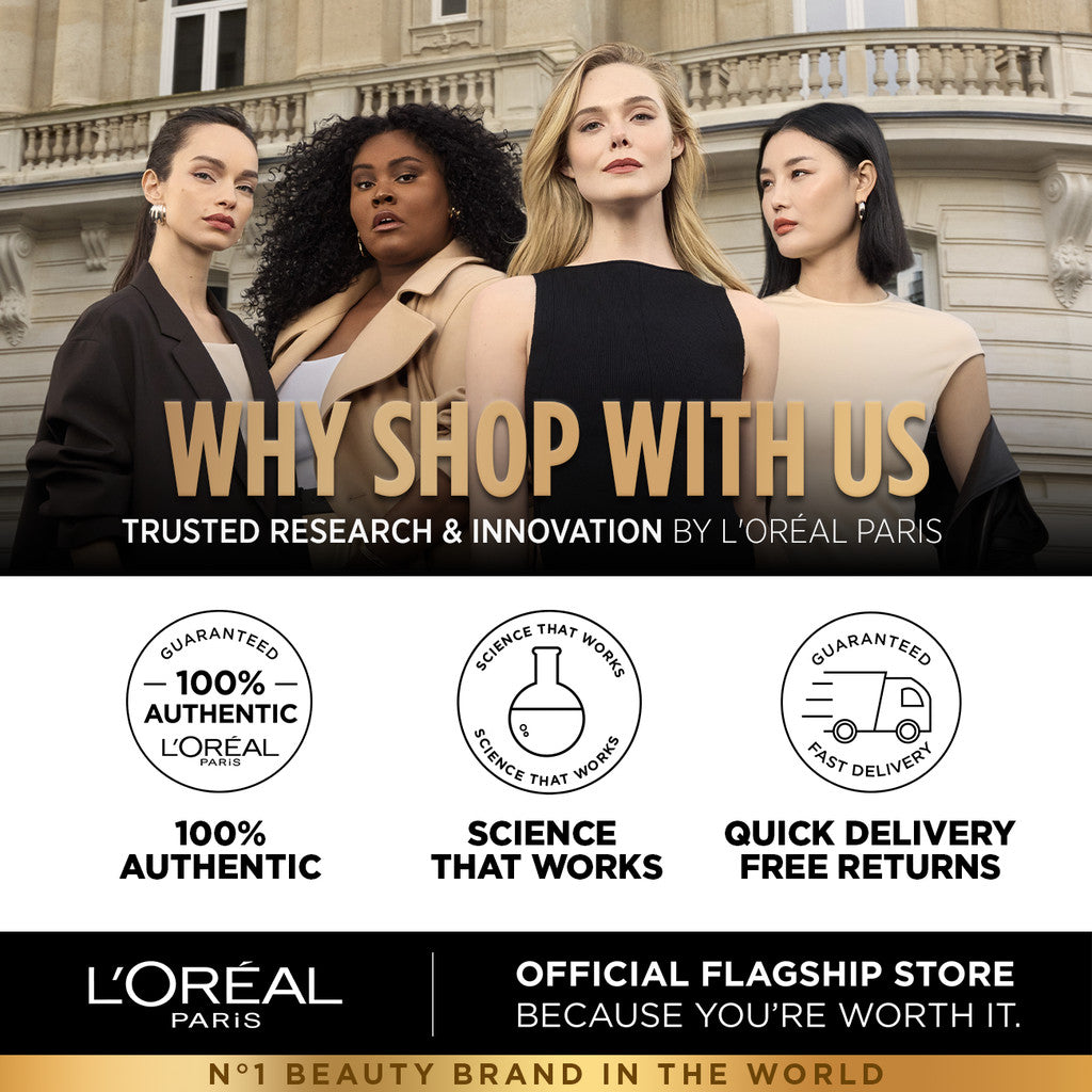 [NEW LAUNCH] L'Oreal Paris Hyaluron Pure 72H Purifying Shampoo - Perawatan Rambut Bebas Lepek dan Rambut Halus tahan hingga 72jam - Shampoo 400ml - Kulit Kepala Berminyak dan Rambut Kering