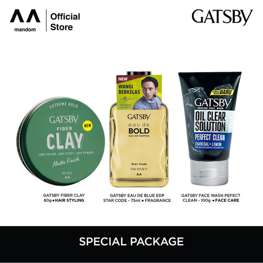 [SPECIAL PACKAGE GATSBY] FIBER CLAY, PERFECT CLEAN, STAR CODE