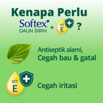 Softex Daun Sirih Pembalut Wanita Wing Malam 29 cm 16 pcs