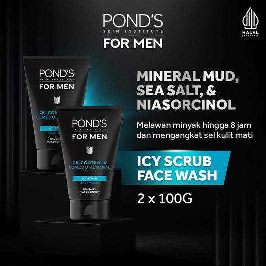 POND’S Skin Institute for Men Oil Control & Comedo Removal 100g Twinpack