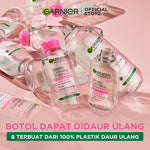 [PAKET HEMAT ISI 3] GARNIER Micellar Water Pink 400ml Skincare Cleansing - Pembersih Wajah & Make up Pink Blue Oil Vitamin C Rose Peeling Exfoliating Skincare Cleansing