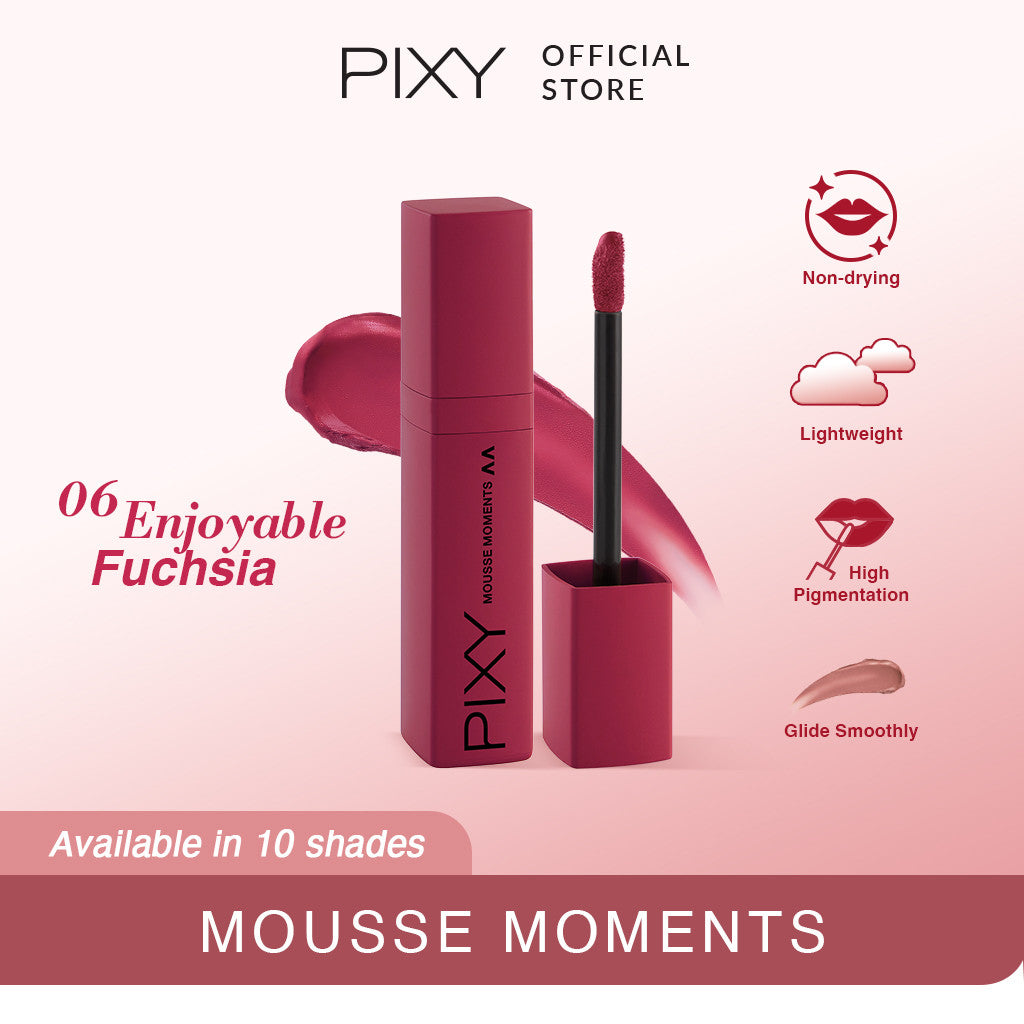 Pixy Mousse Moments 06 Enjoyable Fuchsia