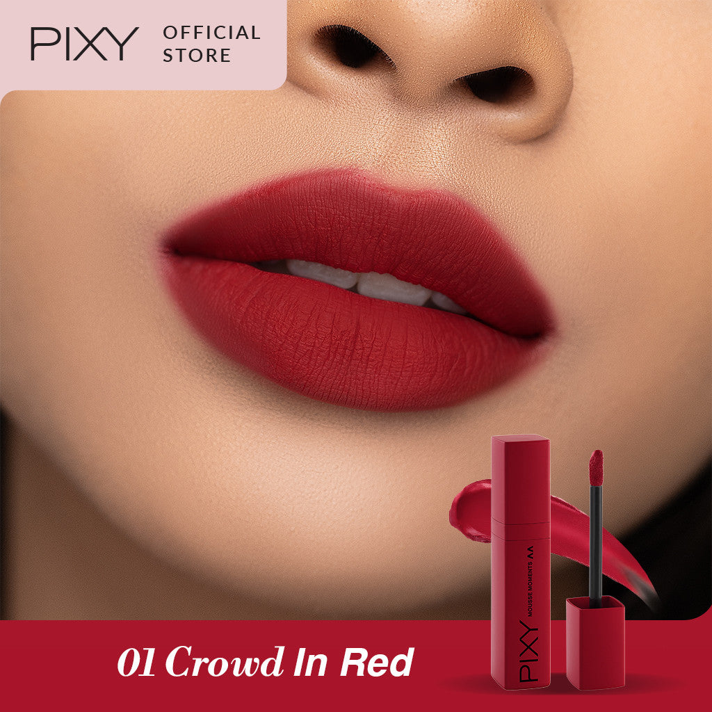 Pixy Mousse Moments 01 Crowd In Red