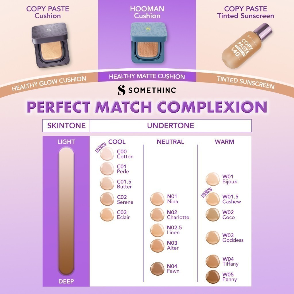 [BEST BUNDLE] SOMETHINC Best of The Best Hooman Duo (Hooman Cushion + Hooman Powder) | Cushion Dengan Skin Matte Finish Anti Greasy, Anti Cakey, Dan Anti Cracking | Bedak Tabur Super Halus Untuk Menahan Minyak Hingga 16 Jam