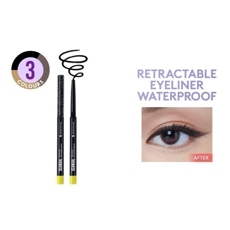 SOMETHINC SCANDAL Waterproof Retractable Eyeliner -  Eyeliner Pensil