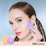 SOMETHINC Copy Paste COVERBLUR Powder Foundation - Seamless Powder Foundation Dengan Formula Zero-Cakey, Zero-Cracky, Dan Zero-Pores*| Coverage Medium to Full, Mampu Meratakan Warna Wajah, Memperkecil Tampilan Pori, Dan Menghaluskan Tekstur Wajah