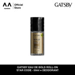 GATSBY EAU DE BOLD Deodorant Roll On Star Code