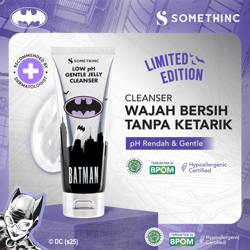 SOMETHINC Low pH Gentle Jelly Cleanser - Sabun Cuci Muka Semua Jenis Kulit, Pembersih Kotoran, Facial Wash Gentle, Kulit Tidak Ketarik, All Skin Type, Low PH sensitive Repair Skin Barrier