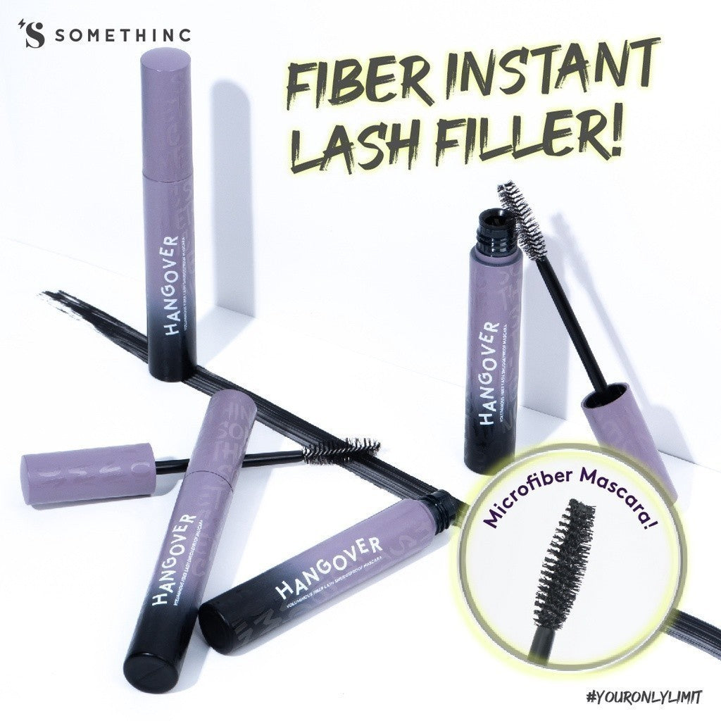 SOMETHINC [2 PCS] The Perfect Lash Kit (Hangover Mascara x ASAP Eyelash Serum) | Waterproof Mascara, Tahan Lama, Dengan Efek Lashlift Instan yangTahan 24 Jam