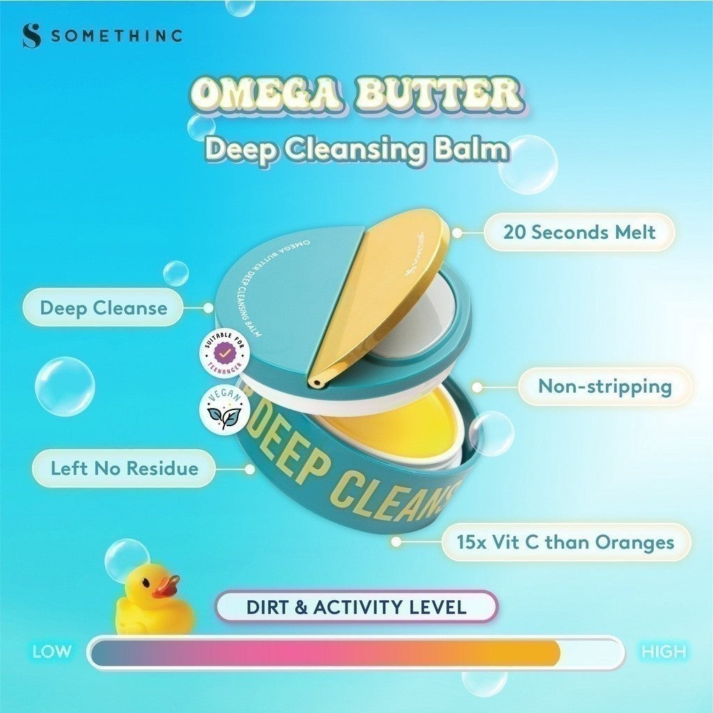 [B1G1] Somethinc Twinpack Omega Butter Deep Cleansing Balm - Pembersih Make Up (Balm)