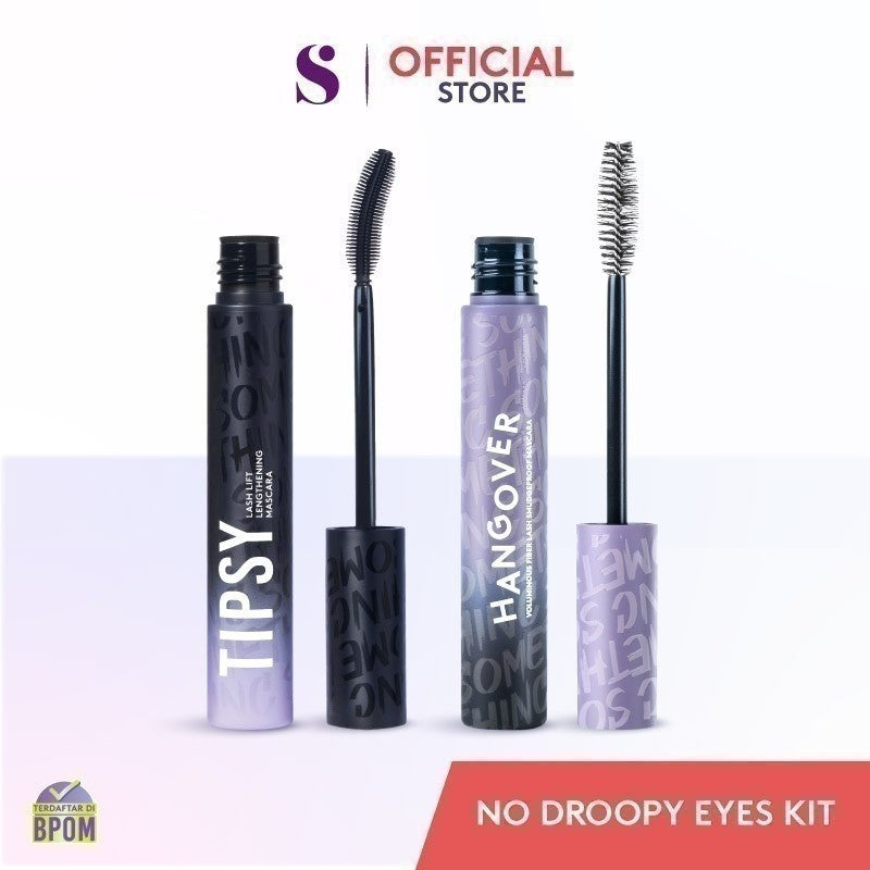 SOMETHINC Tipsy Lash Lift Lengthening Mascara - Mascara Keratin Lash Lift, Memberikan Bulu Mata Efek Lebih Panjang & Lentik Dalam Hitungan Detik | Tahan Digunakan Hingga 24 Jam | Mengandung Keratin, Biotin, & Argan Oil Untuk Memperkuat Dan Menutrisi Bulu