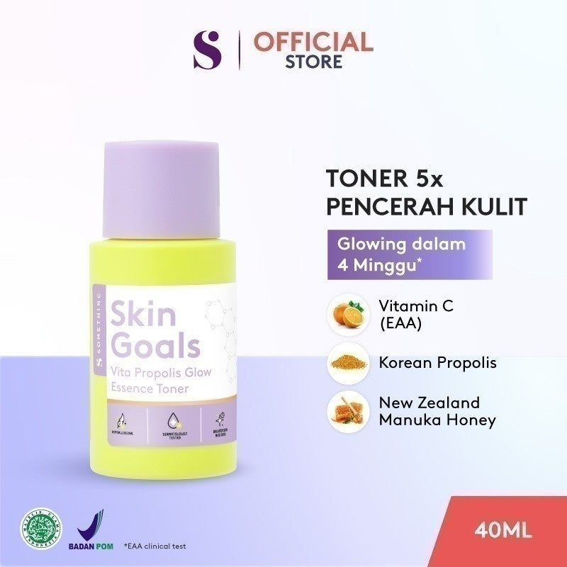SOMETHINC SKIN GOALS Vita Propolis Glow Essence Toner - Toner 5x Pencerah Kulit