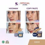 SOMETHINC [2 PCS] SRSLY x Cushion (SRSLY Balancer Make Up Setting Spray x HOOMAN Breathable Cushion Cover SPF 35 PA++++ x COPY PASTE Breathable Mesh Cushion SPF 33 PA++) | Cushion Dengan Skin Matte Finish Anti Greasy | Cushion Dengan Healthy Glow Finish
