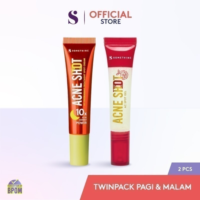 SOMETHINC Acne Shot AC Spot Gel & Overnight Treatment Spot Cream