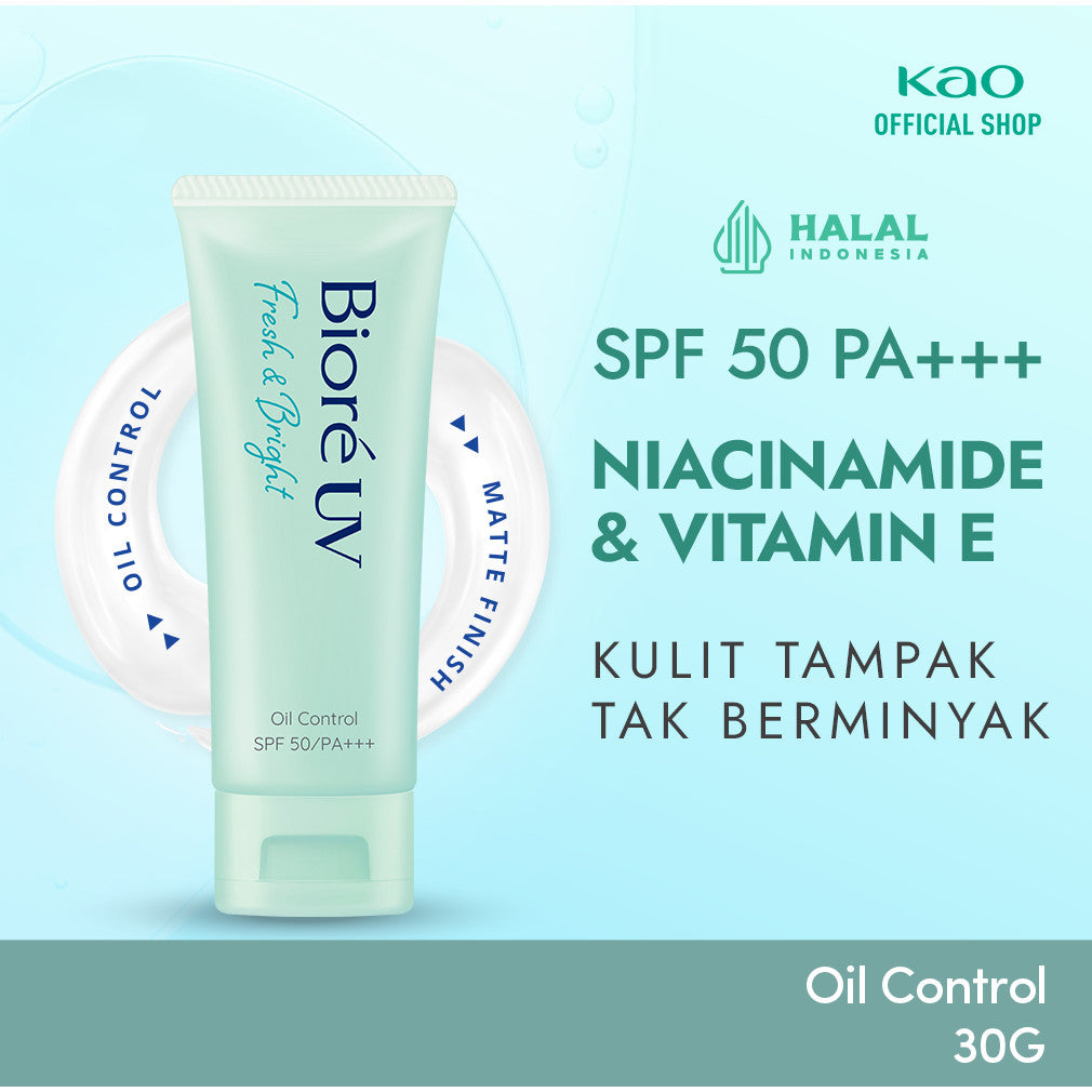 [Clear & Protection Pack] Sunscreen Biore UV Oil Control Matte 30gr + Biore Makeup Remover Perfect Cleansing Water 90ml