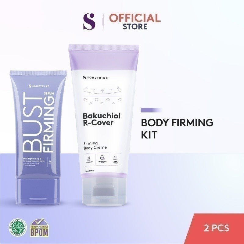 SOMETHINC [2 PCS] Body Firming Kit (Bakuchiol R-Cover Firming Body Crème & BUST Firming Serum)