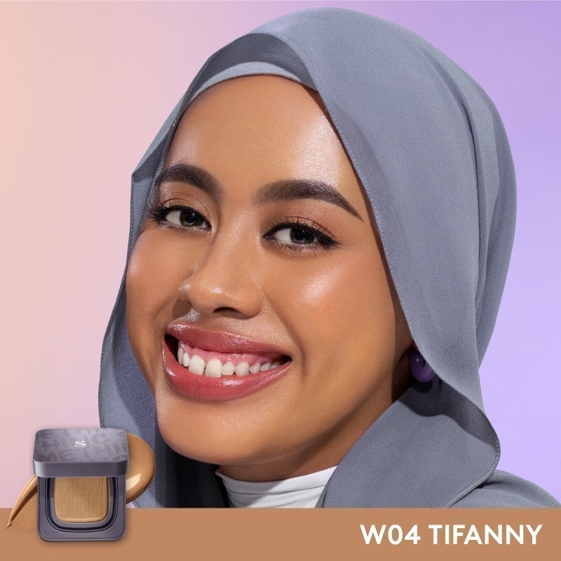[BEST BUNDLE] SOMETHINC [2 PCS] Perfect Makeup Base Duo - Copy Paste Cushion + Hooman Under Control Loose Powder | Bedak Tabur Super Halus Untuk Menahan Minyak Hingga 16 Jam | Cushion Dengan Healthy Glow Finish, Ringan Di Wajah