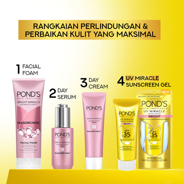 [NEW LAUNCH] PONDS UV MIRACLE BRIGHT SPF 35 25G TRIPLEPACK