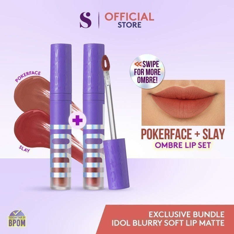 SOMETHINC Idol Blurry Soft Lip Matte - Lip Cream Matte - Lipstik