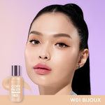 SOMETHINC [2 PCS] Light Makeup Look Kit (Copy Paste Tinted Sunscreen SPF 40 PA++++ & HANGOVER Voluminous Fiber Lash Smudgeproof Mascara)