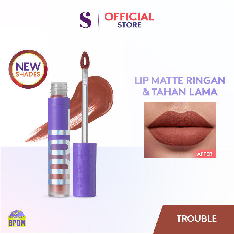 SOMETHINC Idol Blurry Soft Lip Matte - Lip Cream Matte - Lipstik