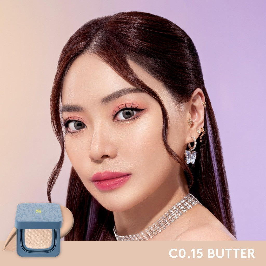 SOMETHINC HOOMAN Breathable Cushion Cover SPF 35 PA++++ - Cushion Dengan Skin Matte Finish Anti Greasy, Anti Cakey, Dan Anti Cracking | Mampu Menyamarkan Pori, Meratakan Warna Kulit, Ringan Digunakan Di Wajah, Memproteksi Kulit Dari Sinar Matahari