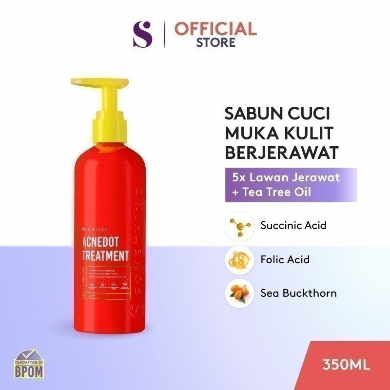 [GRATIS HADIAH] SOMETHINC ACNEDOT Treatment Low pH Cleanser - Sabun Cuci Muka untuk Kulit Jerawat, Berminyak. Non comedogenic Cocok untuk kulit sensitif